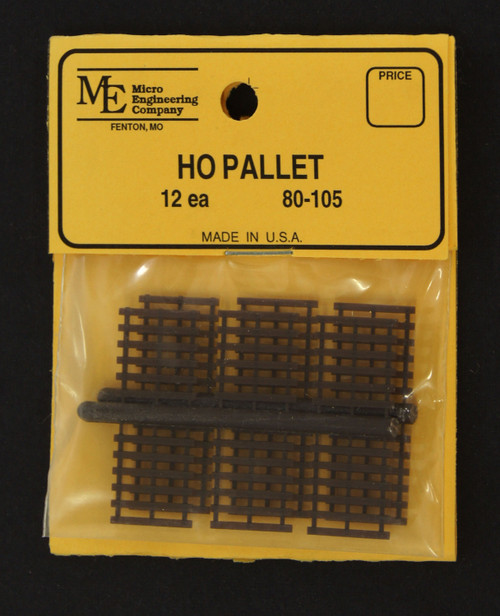Micro Engineering ~ HO Scale ~ Pallets ~ 12 Pieces ~ 80-105