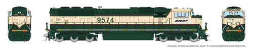 Rapido ~ N Scale ~ SD70MAC ~ BNSF #9581 ~ DCC Ready ~ 1111010