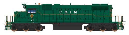 Intermountain ~ HO Scale ~ SD38-2 ~ Chicago & Illinois Midland #71 ~ DCC Sound ~ 493303S-01