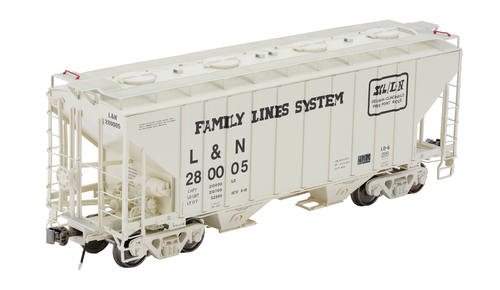 Class One Model Works ~ HO Scale ~ PS 3000CD Two-Bay Hopper ~ Louisville & Nashville #280062 ~ FC01028