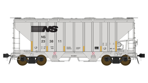 Class One Model Works ~ HO Scale ~ PS 3000CD Two-Bay Hopper ~ Norfolk Southern #233811 ~ FC01034