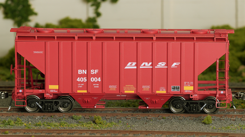 Class One Model Works ~ HO Scale ~ PS 3000CD Two-Bay Hopper ~ BNSF #405050 ~ FC01007