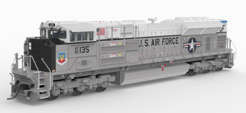 Broadway Limited ~ HO Scale ~ SD70ACe ~ US Air Force #135 ~ Die-Cast Body ~ DCC Ready ~ 10444