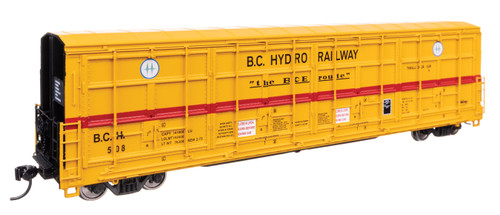 Walthers Proto ~ HO Scale ~ 56' Thrall All-Door Boxcar ~ Ready to Run ~ BC Hydro #508 ~ 920-101942