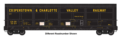 WalthersProto ~ HO Scale ~ 56' Thrall All-Door Boxcar ~ Coppertown & Charlotte Valley #28080 ~ 920-101944