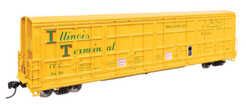 Walthers Proto ~ HO Scale ~ 56' Thrall All-Door Boxcar ~ Ready to Run ~ Illinois Terminal ITC #7870 ~ 920-101950