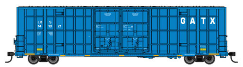 WalthersMainline ~ HO Scale ~ 60' High Cube Plate F Horizontal Post Boxcar ~ GATX Leasing LRS #141021 ~ 910-3127