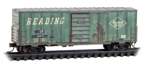 Trains Line ~ N Scale ~ Weathered 40' Single-Door Boxcar ~ Conrail #60833 ~ 02444610
