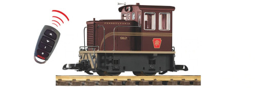 PIKO ~ G Scale ~ PRR 25-Ton Diesel Locomotive, Battery-Powered R/C, w/Sound ~ 38510 ~ OPEN BOX