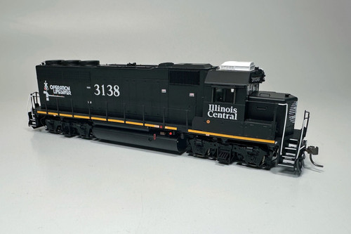 Rapido ~ HO Scale ~ EMD GP40R ~ Illinois Central #3138 ~ DC/DCC/Sound ~ 40554
