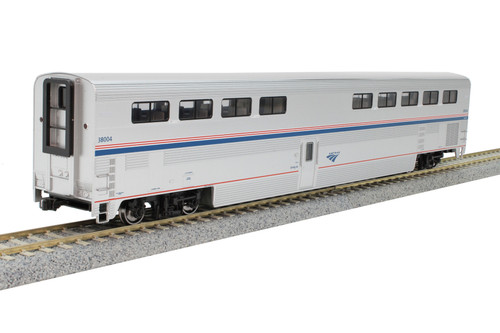 Kato ~ HO Scale ~ Lighted ~ Superliner I Diner ~ Amtrak #38004 ~ Phase VI ~ 35-6076-1