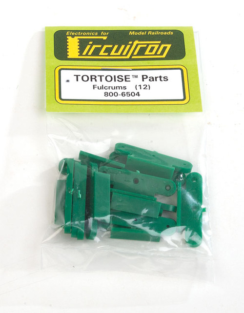 Circuitron ~ Tortoise ~ Switch Machine Replacement Parts ~ Fulcrums ~ 12 Pieces ~ 6504