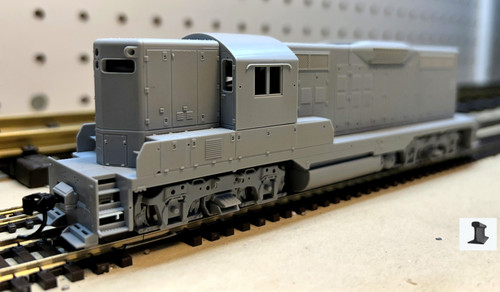 Walthersproto ~ HO Scale ~ EMD GP9 Phase II ~ Undecorated ~ DCC Sound ~ 920-42726