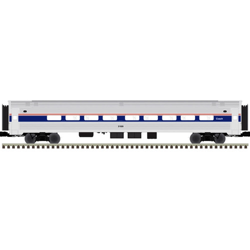 Atlas ~ O Scale ~ Premier ~ Lighted ~ 3-Rail ~ Amfleet Passenger Car ~ Amtrak #21221 ~ Phase IV ~ 3003223-1