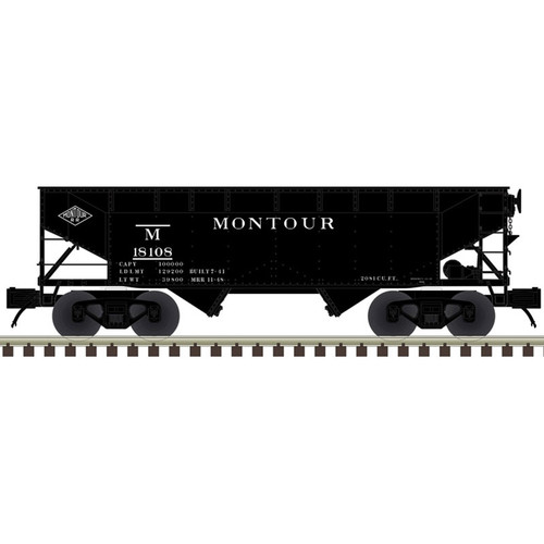 Atlas ~ O Scale ~ Premier ~ 2 Bay Offset Hopper ~ 3-Rail ~ Montour #18112 ~ 3003153-2