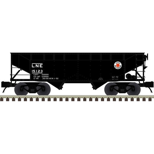 Atlas ~ O Scale ~ Premier ~ 2 Bay Offset Hopper ~ 2-Rail ~ Lehigh & New England #15123 ~ 3004152-1