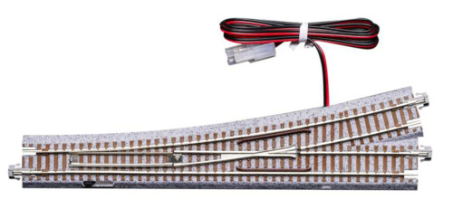 Kato ~ N Scale ~ Unitrack ~ 28 1/4" 718mm ~ 15 Degree ~ Urethane #6 Left Hand Electric Turnout ~ 20-214