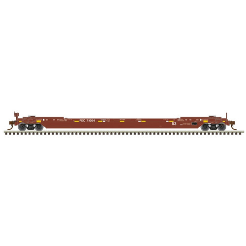 Atlas ~ O Scale ~ Master ~ 53' Rebuilt Well Car ~ 3-Rail ~ Florida East Coast #71004 ~ 3003162-1