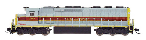 Intermountain ~ N Scale ~ SD45-2 ~ Erie Lackawanna #3681 ~ Standard DC ~ 69591-08