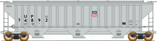 Intermountain ~ N Scale ~ PS 4750 3-Bay Covered Hopper ~ Union Pacific #75268 ~ 65371-26