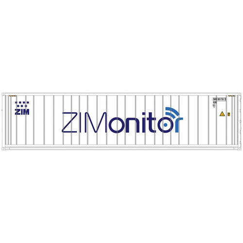 Atlas ~ O Scale ~ Master ~ 40' Reefer Container ~ ZIMonitor #8817630 ~ 3009072-4