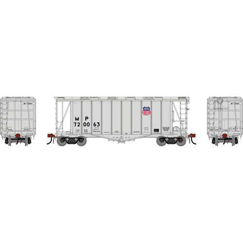 Athearn Genesis ~ HO Scale ~ GATC 2600 Airslide Covered Hopper ~ Union Pacific #720063 ~ 3187