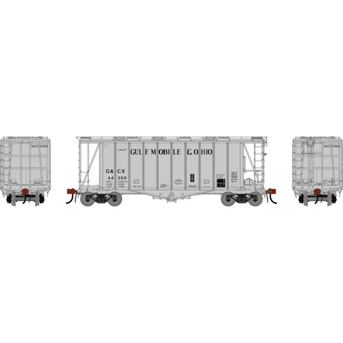 Athearn Genesis ~ HO Scale ~ GATC 2600 Airslide Covered Hopper ~ Gulf, Mobile & Ohio #44368 ~ 3189
