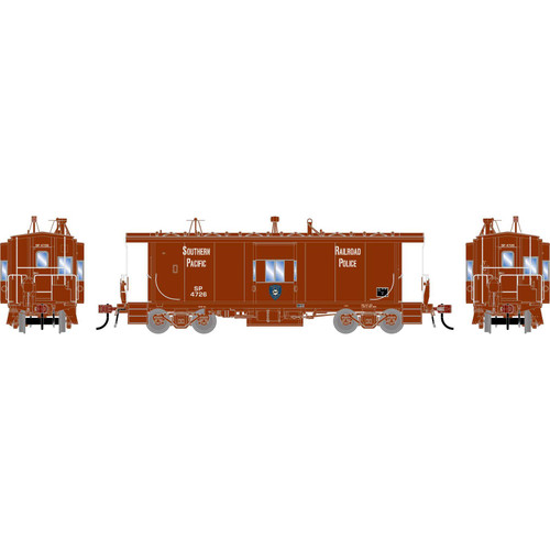 Athearn Genesis ~ HO Scale ~ ICC Bay Window Caboose ~ Southern Pacific #4726 (Railroad Police) ~ DCC Lighting & Sound ~ 3219