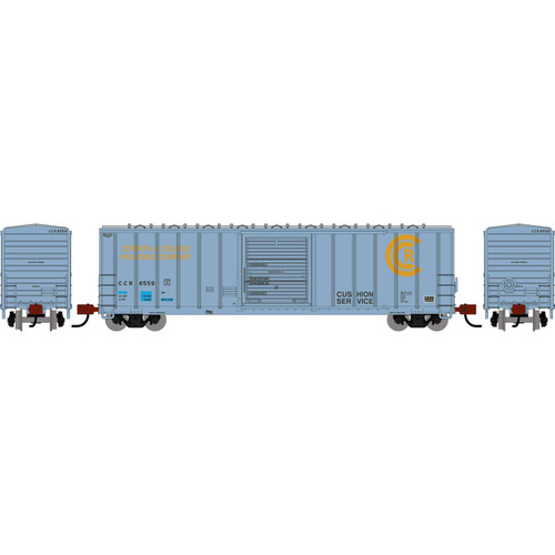 Athearn ~ N Scale ~ 50' FMC 5347 Single Door Box Car ~ Primed For Grime ~ Cornith & Counce CCR #6559 ~ 3679