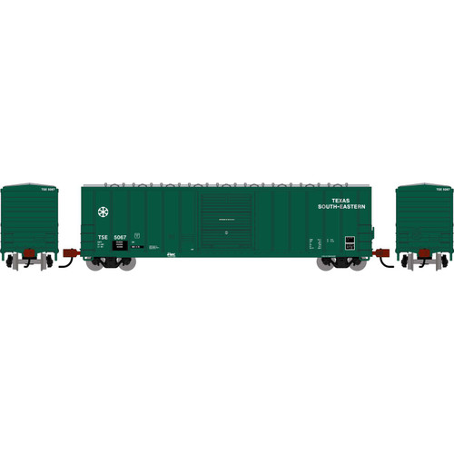 Athearn ~ N Scale ~ 50' FMC 5347 Single Door Box Car ~ Texas South-Eastern TSE #5067 ~ 3687