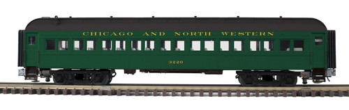 Atlas ~ O Scale ~ Trainman ~ 60' Heavyweight Coach ~ 3-Rail ~ Chicago & North Western #32313 ~ 2001148-2
