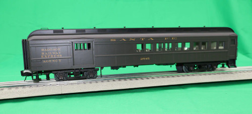 Atlas ~ O Scale ~ Trainman ~ 60' Heavyweight Combine ~ 3-Rail ~ Santa Fe #2545 ~ 2001237-2