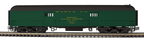 Atlas ~ O Scale ~ Trainman ~ 60' Heavyweight Baggage ~ 3-Rail ~ Santa Fe #1931 ~ 2001330-2