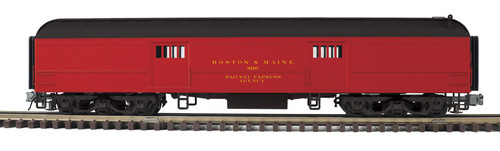 Atlas ~ O Scale ~ Trainman ~ 60' Heavyweight Baggage ~ 2-Rail ~ Boston & Maine #3213 ~ 2001377-2