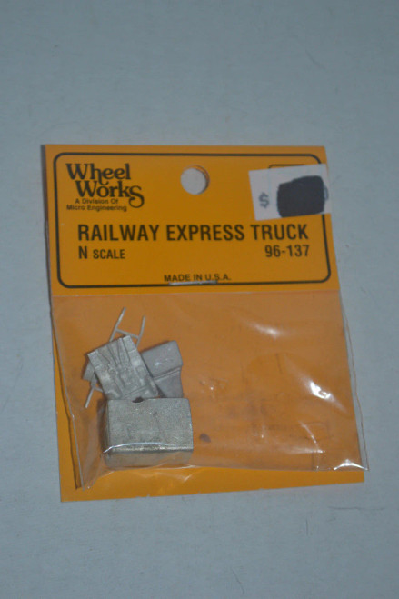 Micro Engineering ~ N Sale ~ Wheel Works ~ Railway Express Truck Kit ~ 96-137