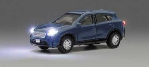 Kato ~ N Scale ~ SUV with Just Plug Lighting ~ Dark Blue ~ 24-680A
