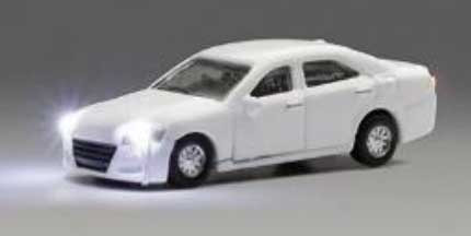 Kato ~ N Scale ~ Sedan with Just Plug Lighting ~ White ~ 24-684C