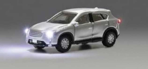Kato ~ N Scale ~ SUV with Just Plug Lighting ~ Silver ~ 24-680B