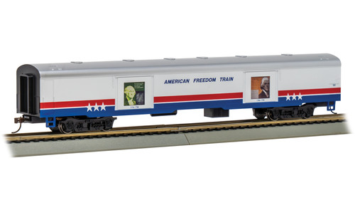 Bachmann ~ HO Scale ~ 72' Exhibit Car ~ American Freedom Train #101 (1776-1796) ~ 19901