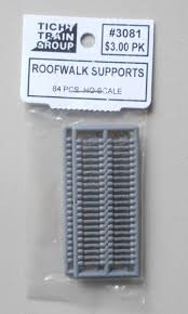 Tichy Train Group ~ Roofwalk Supports ~ 3081