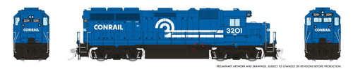 Rapido ~ HO Scale ~ GP40 ~ Conrail #3267 ~ DCC Sound ~ 1078503