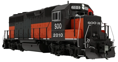 Rapido ~ HO Scale ~ GP40 ~ Soo Line #2010 ~ DCC Sound ~ 1078534