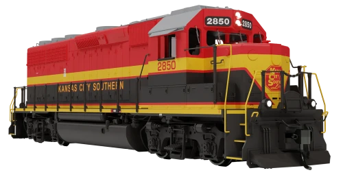 Rapido ~ HO Scale ~ GP40 ~ Kansas City Southern #2827 ~ DC/DCC Ready ~ 1078017