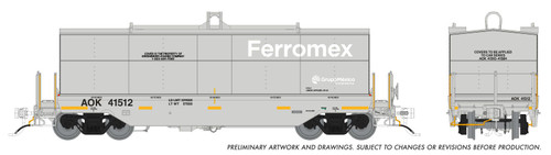 Rapido ~ HO Scale ~ Greenbrier Transverse Coil Car ~ Ferromex AOK ~ 6-Pack ~ 1128004