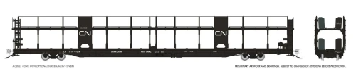Rapido ~ HO Scale ~ NSC 89' Bi-Level Autorack ~ Canadian National #710009 ~ 1024005A