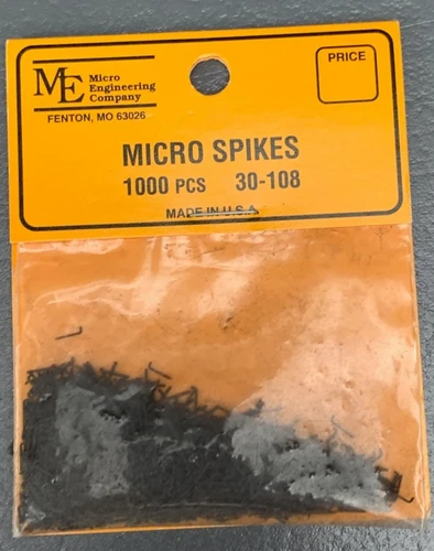 Micro Engineering ~ Micro Spikes ~ 3/16" long ~ 1,000 Pieces ~ 30-108