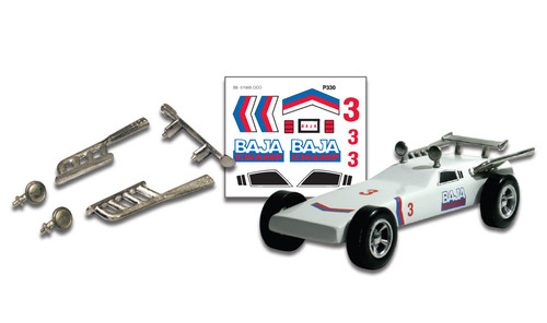 Woodland Scenics ~ PineCar ~ Baja Champ ~ Custom Parts with Decals ~ P330