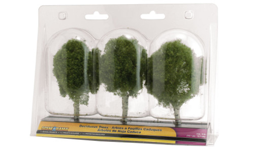 Woodland Scenics ~ Scene-A-Rama ~ Deciduous Trees ~ 4 to 5" ~ 3 Pieces ~ SP4149