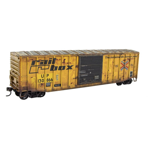 Micro Trains ~ HO Scale ~ 50' Exterior Post Boxcar Kit ~ Union Pacific #130866 ~ 560010006