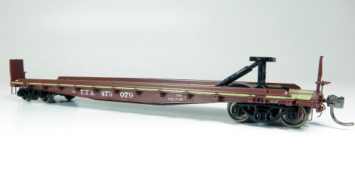 Rapido ~ HO Scale ~ Class F30D 50' Trailer on Flat Car ~ TTX #475084 ~ 138008-6